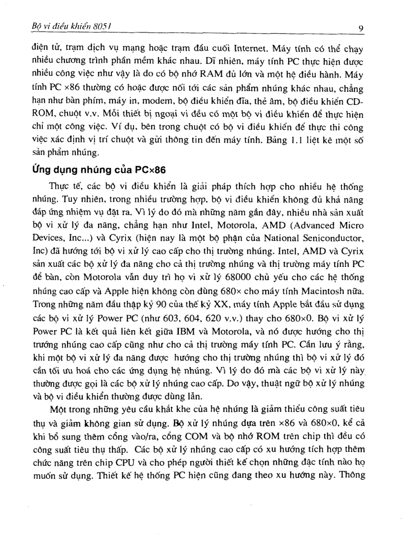 image for page Cấu trúc và lập trình Họ vi điều khiển 8051