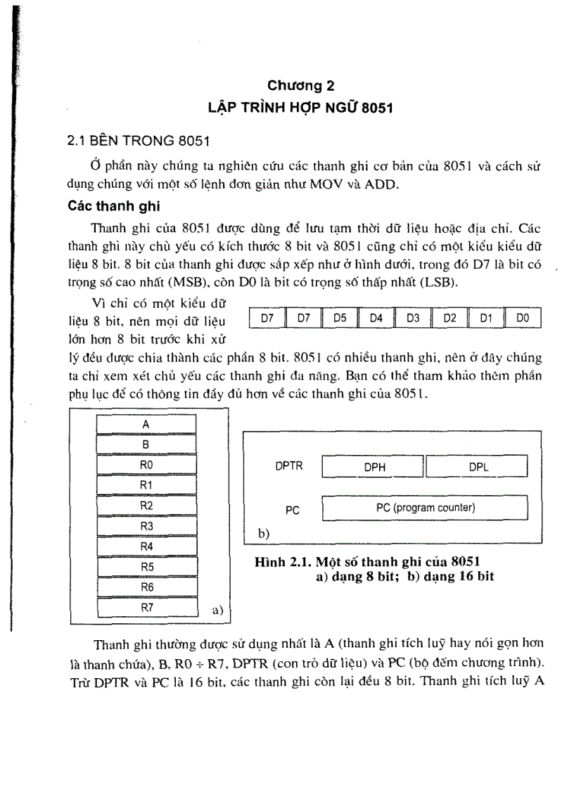 image for page Cấu trúc và lập trình Họ vi điều khiển 8051