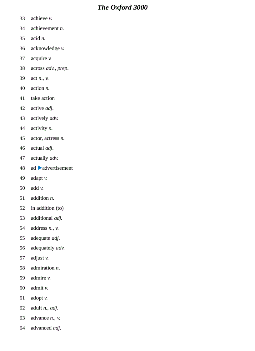 image for page The Oxford 3000