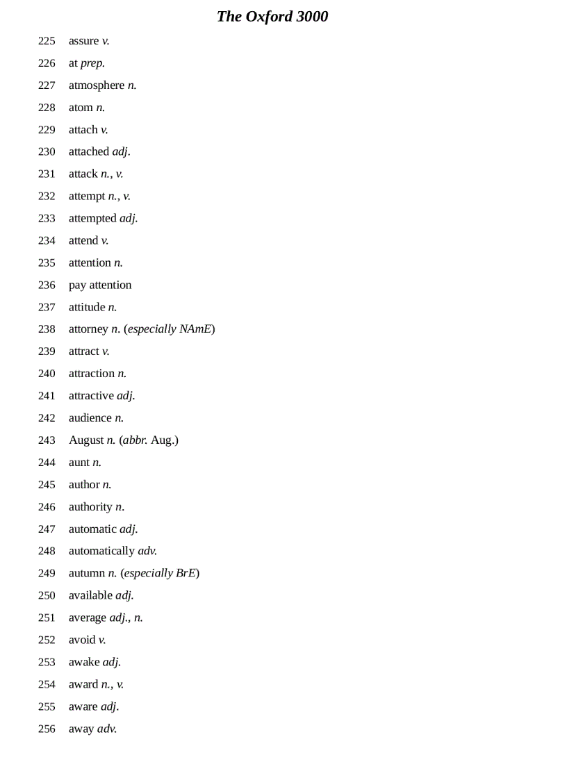 image for page The Oxford 3000