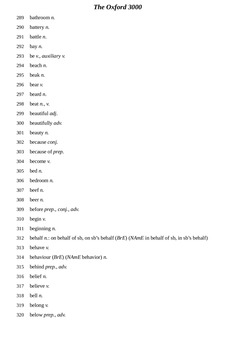image for page The Oxford 3000