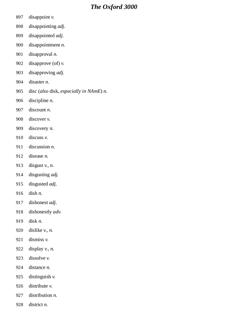 image for page The Oxford 3000