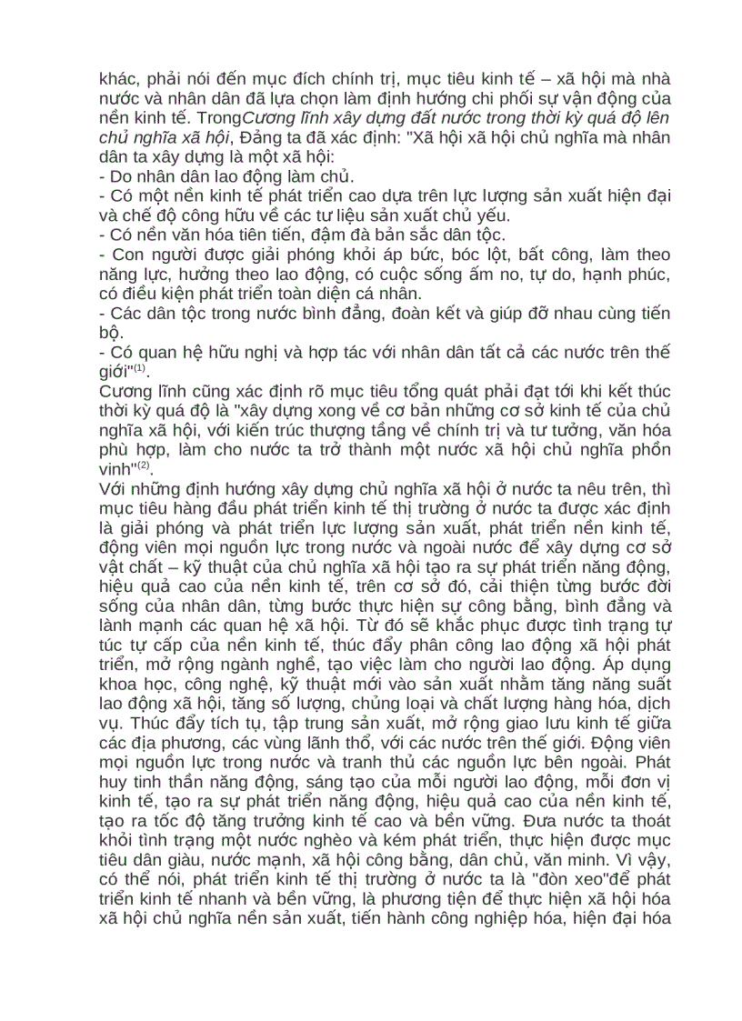 image for page Định hướng xã hội chủ nghĩa nền kinh tế thị trường ở nước ta