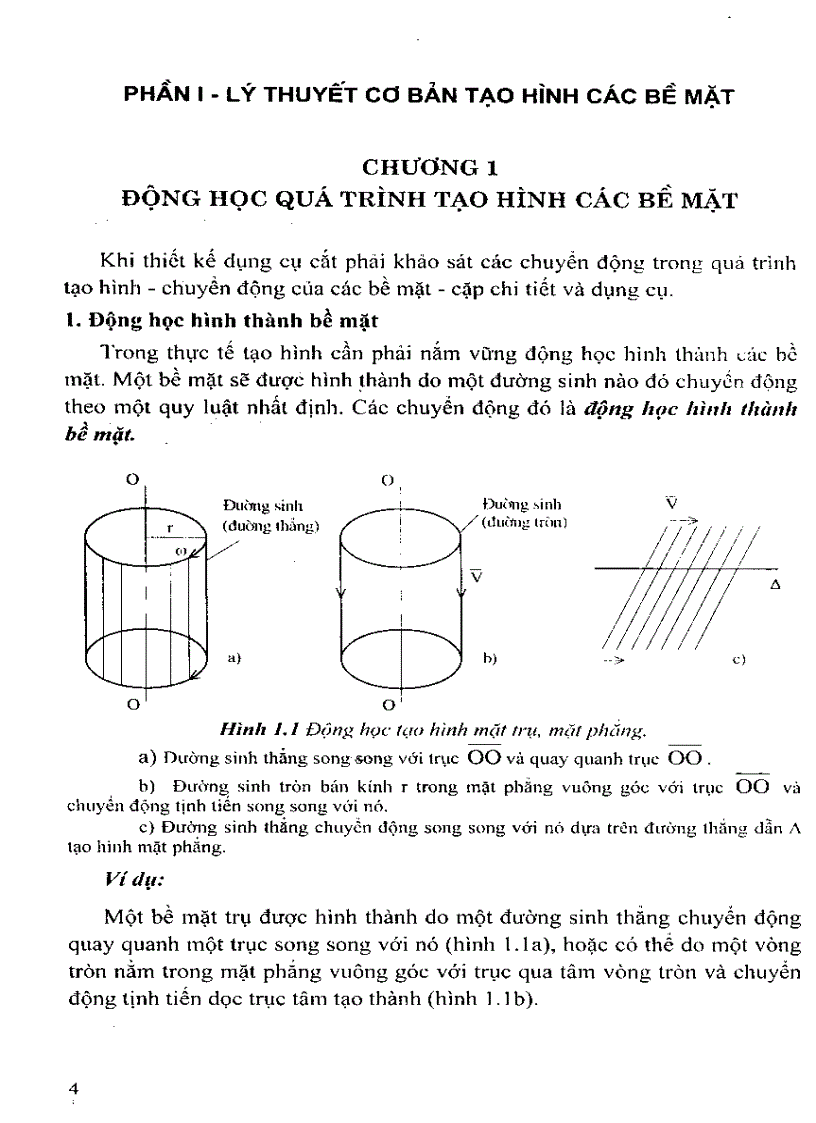 Công nghệ tạo hình các bề mặt dụng cụ công nghiệp Bành Tiến Long