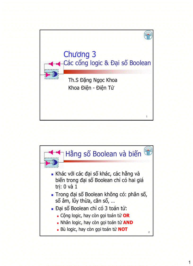image for page Logic và đại số bool