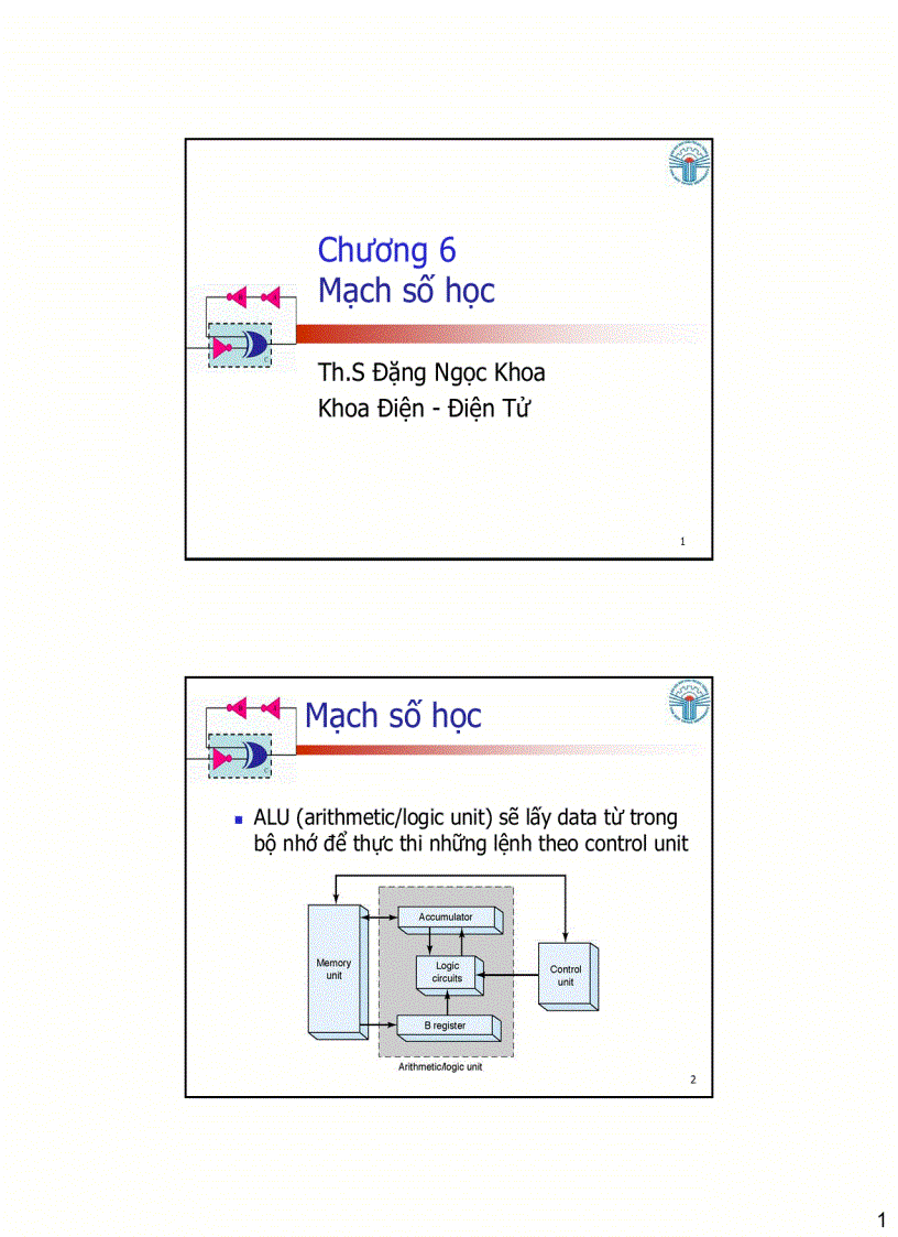 image for page Mạch số học 1