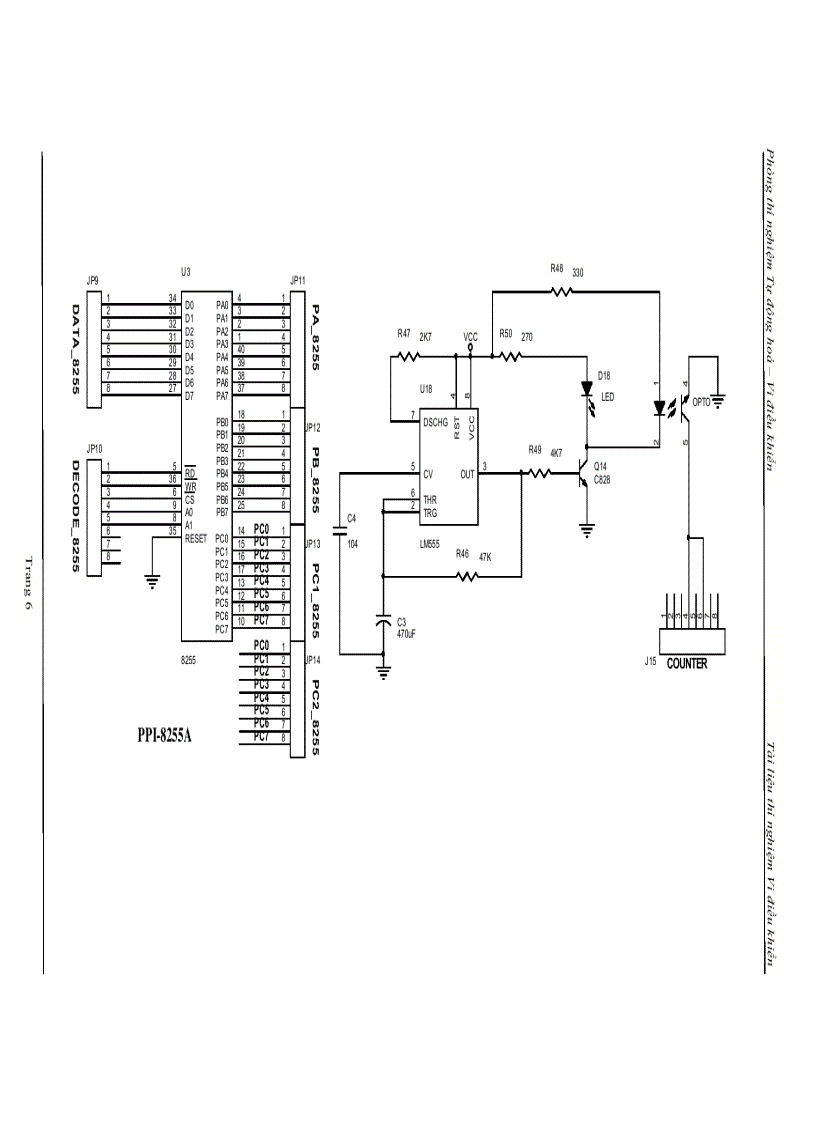image for page Tổng quan về kit thí nghiệm vi điều khiển μp8951