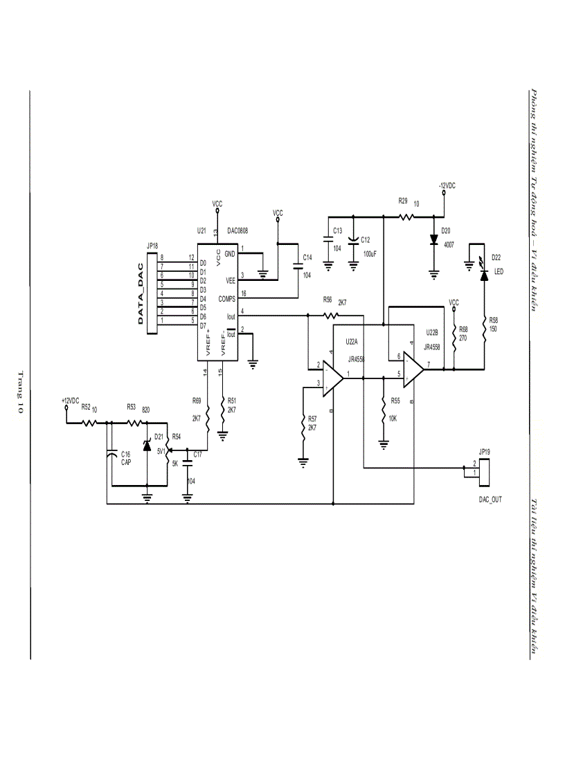 image for page Tổng quan về kit thí nghiệm vi điều khiển μp8951