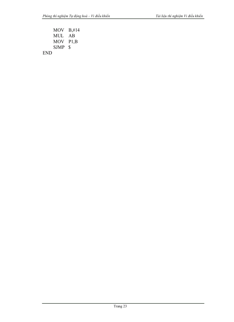 image for page Tổng quan về kit thí nghiệm vi điều khiển μp8951