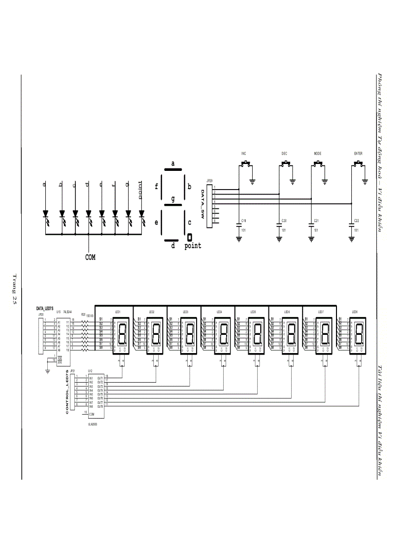 image for page Tổng quan về kit thí nghiệm vi điều khiển μp8951