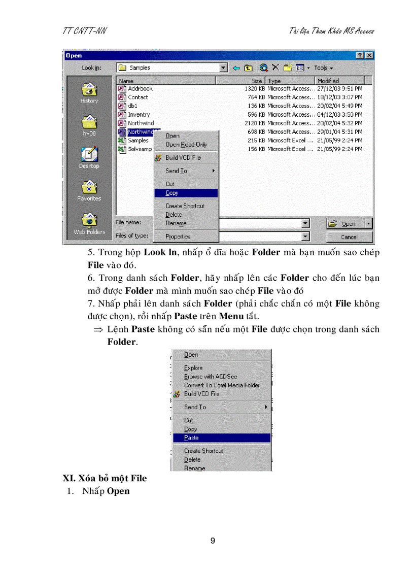 image for page Giáo trình Microsoft access