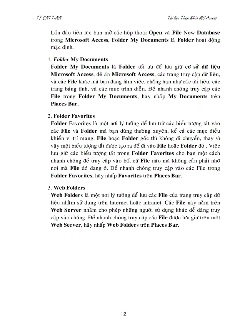 image for page Giáo trình Microsoft access