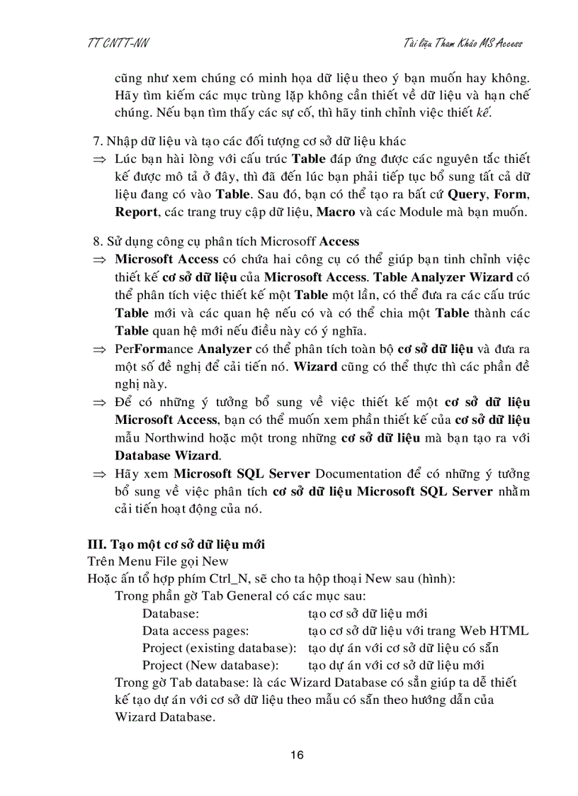image for page Giáo trình Microsoft access