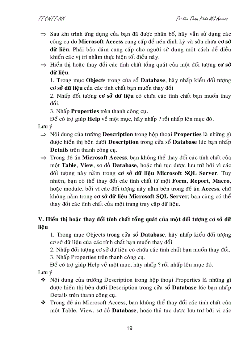 image for page Giáo trình Microsoft access