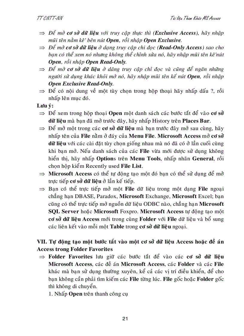 image for page Giáo trình Microsoft access