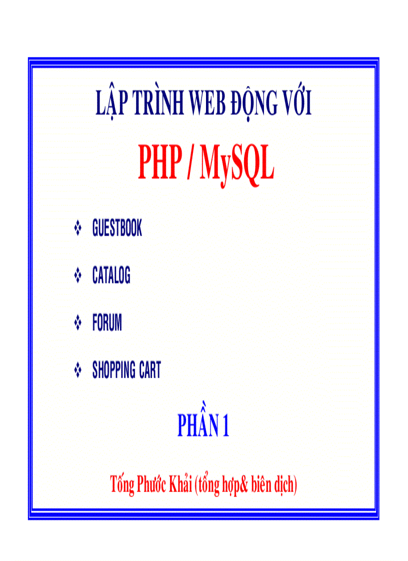 image for page Lập trình PHP