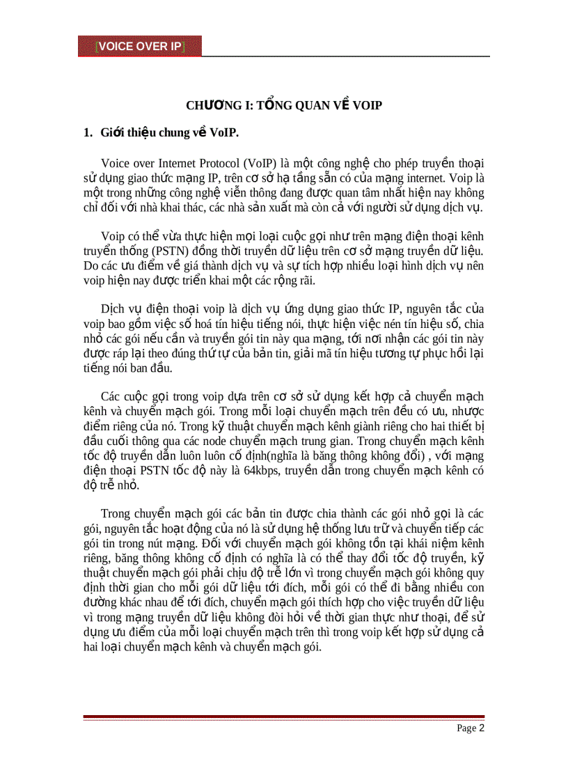 image for page Tổng quan về voip