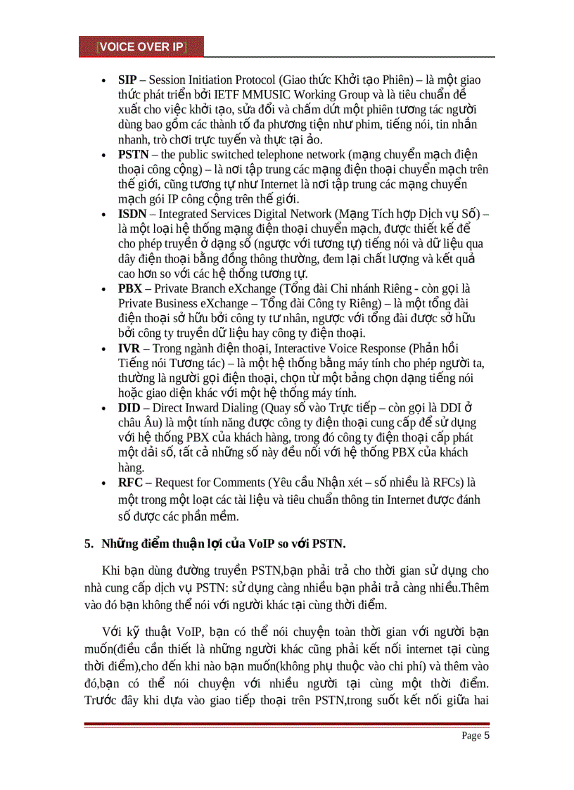 image for page Tổng quan về voip