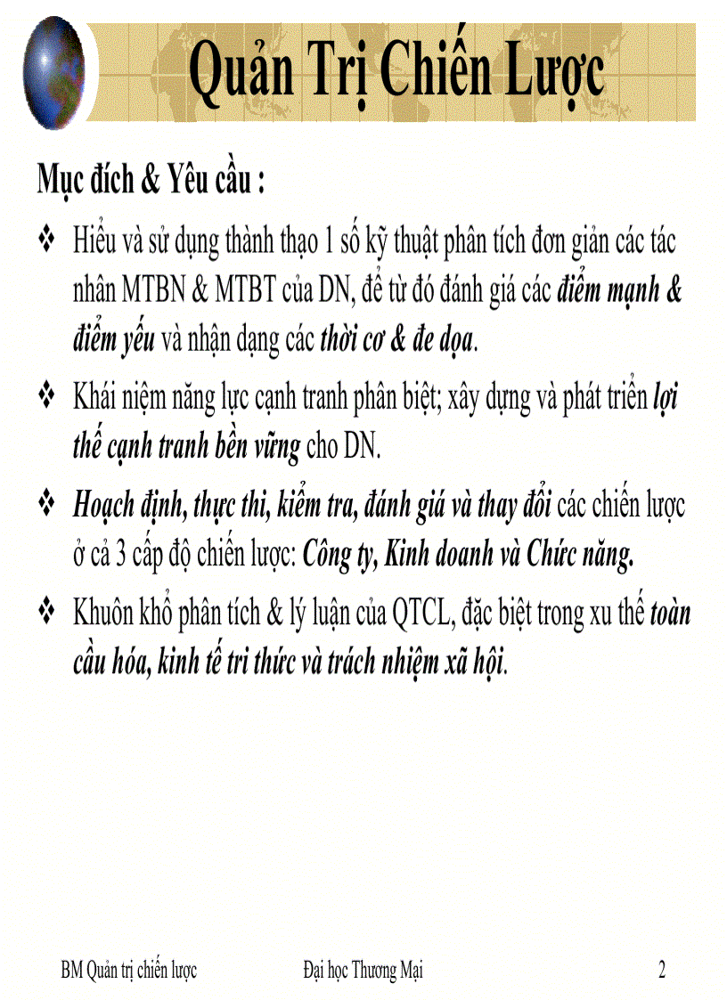 image for page Quản trị chiến lước 11 phần