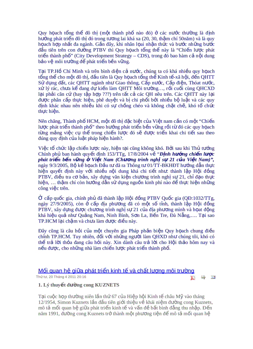 image for page Mối quan hệ giữa môi trường với phát triển kinh tế xã hội