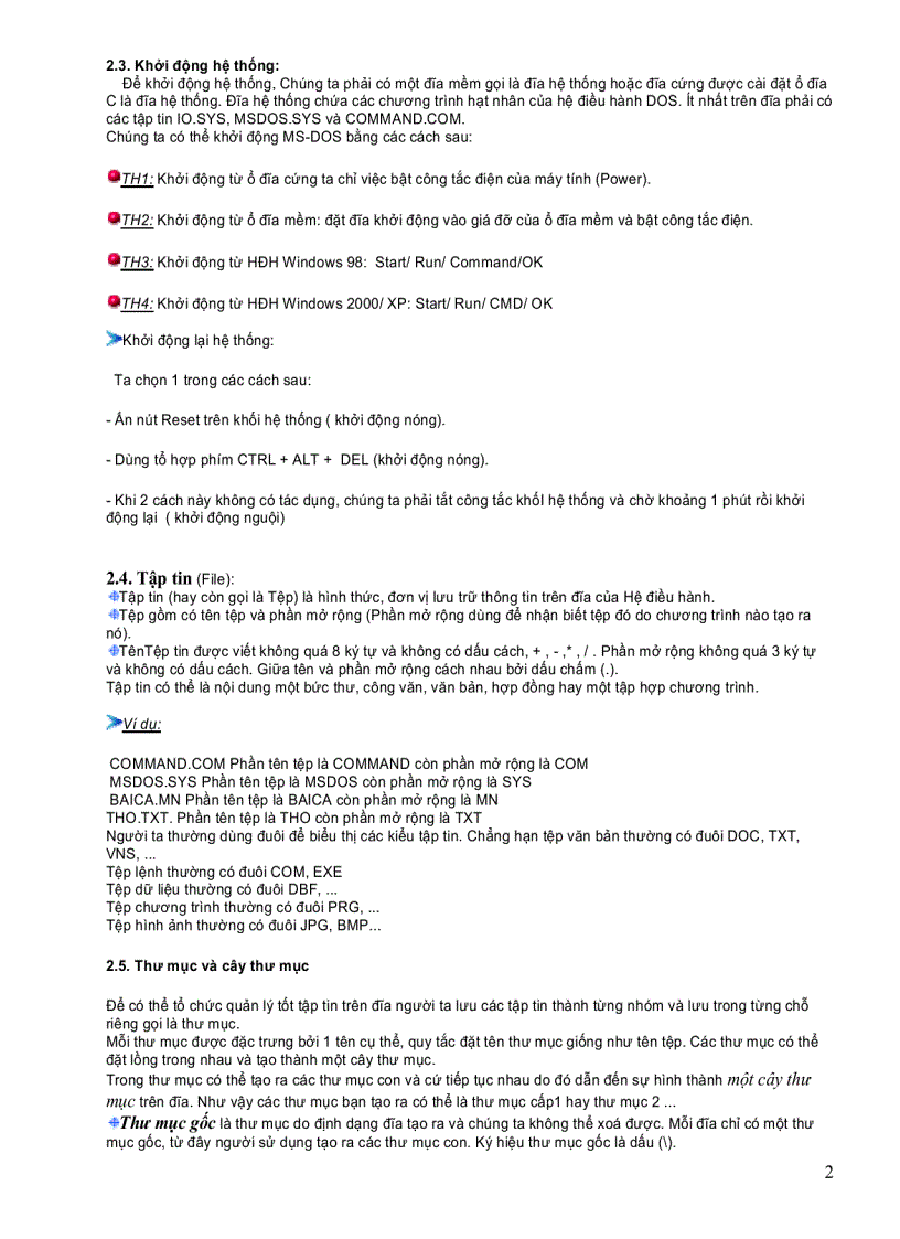 image for page Giáo trình tin học căn bản