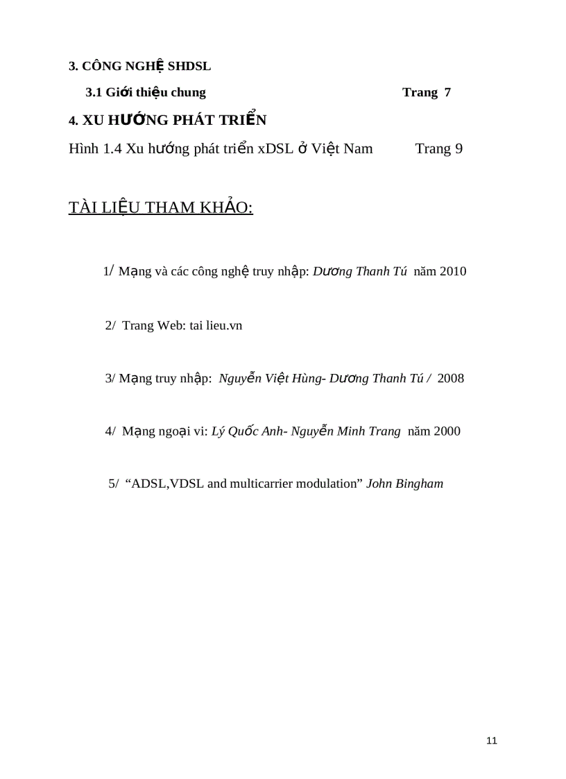 image for page Giới thiệu chung về công nghệ truy nhập VDSL HDSL SHDSL
