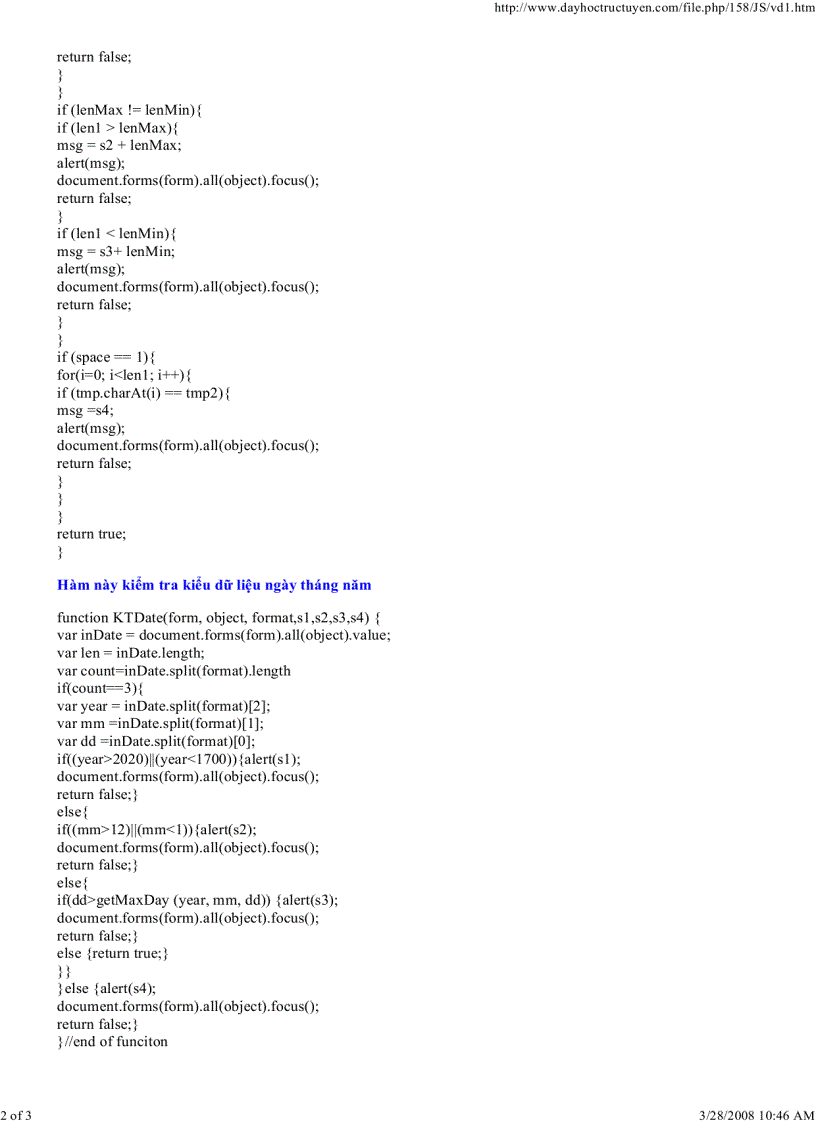 image for page Bài tập lập trình web