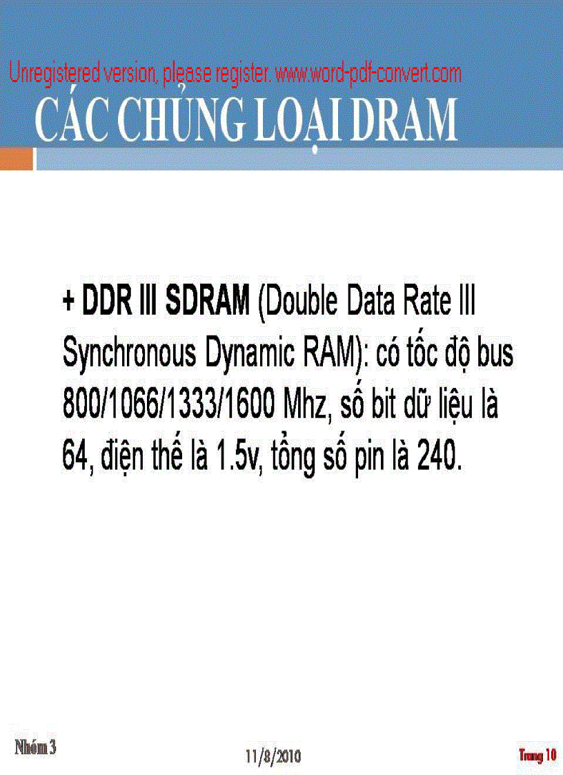 image for page Báo cáo về hệ thống số Tìm hiểu về DRAM