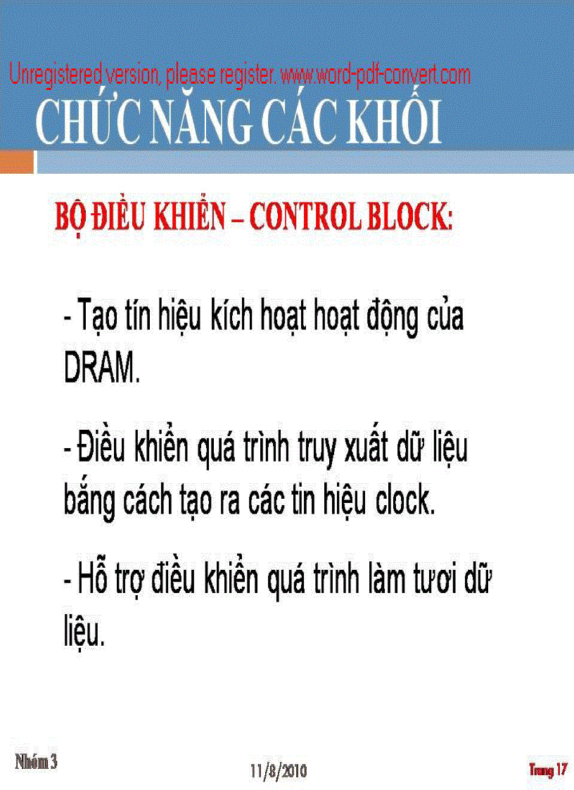 image for page Báo cáo về hệ thống số Tìm hiểu về DRAM