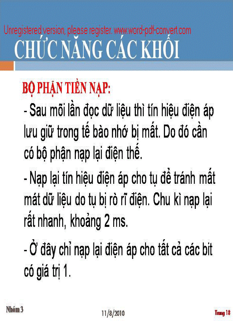 image for page Báo cáo về hệ thống số Tìm hiểu về DRAM