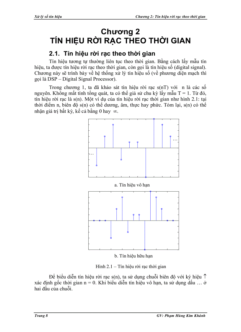 image for page Tín hiệu rời rạc theo thời gian