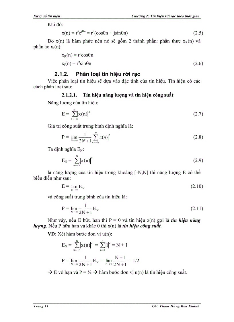 image for page Tín hiệu rời rạc theo thời gian