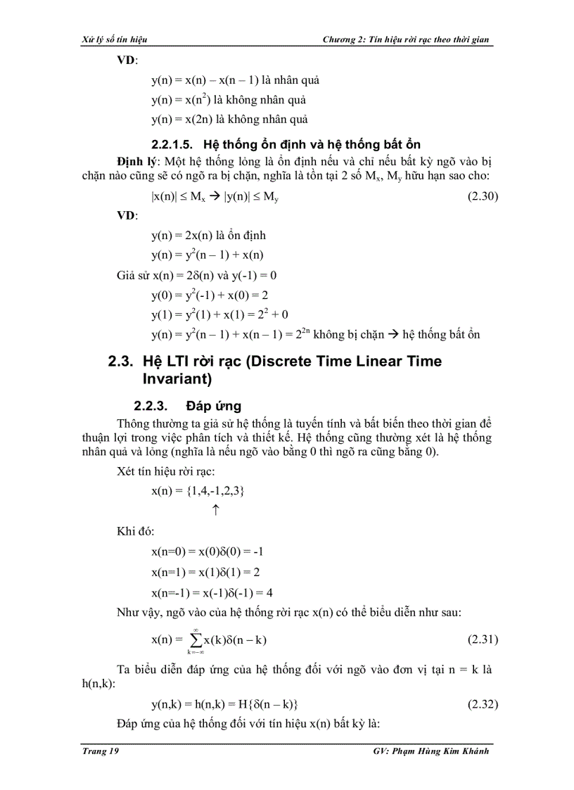 image for page Tín hiệu rời rạc theo thời gian