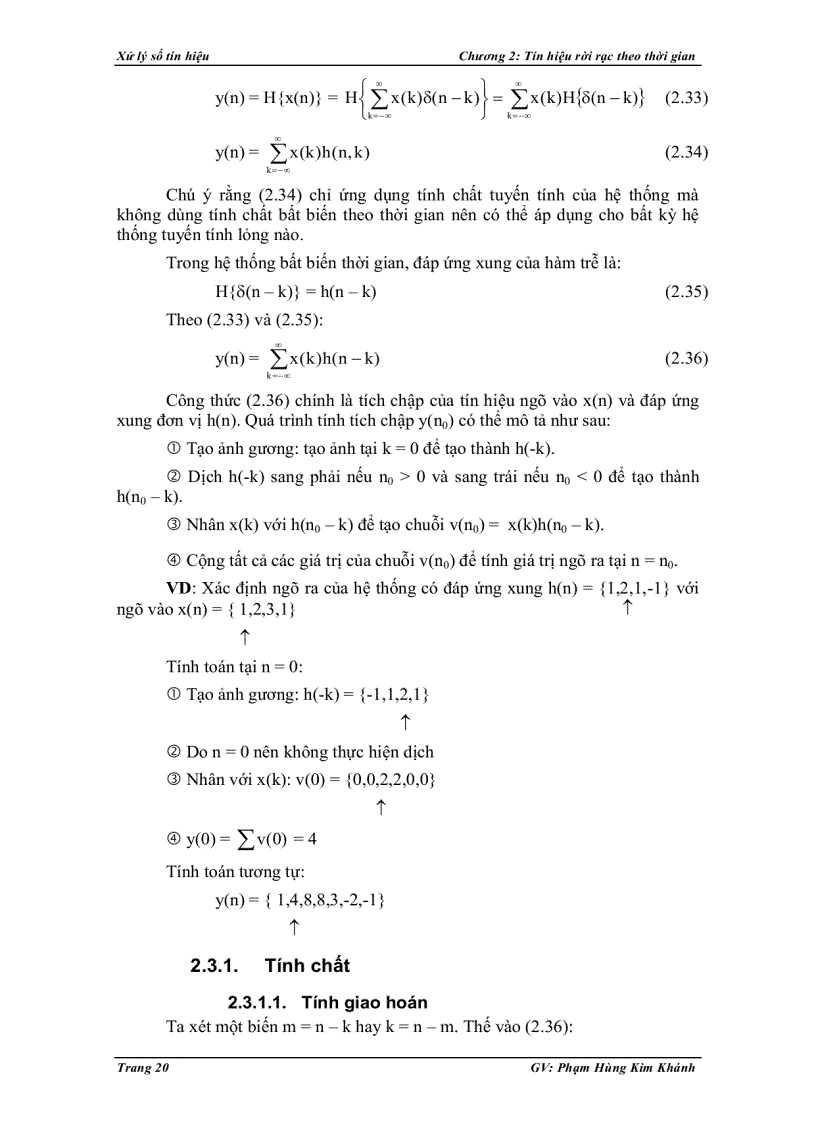 image for page Tín hiệu rời rạc theo thời gian