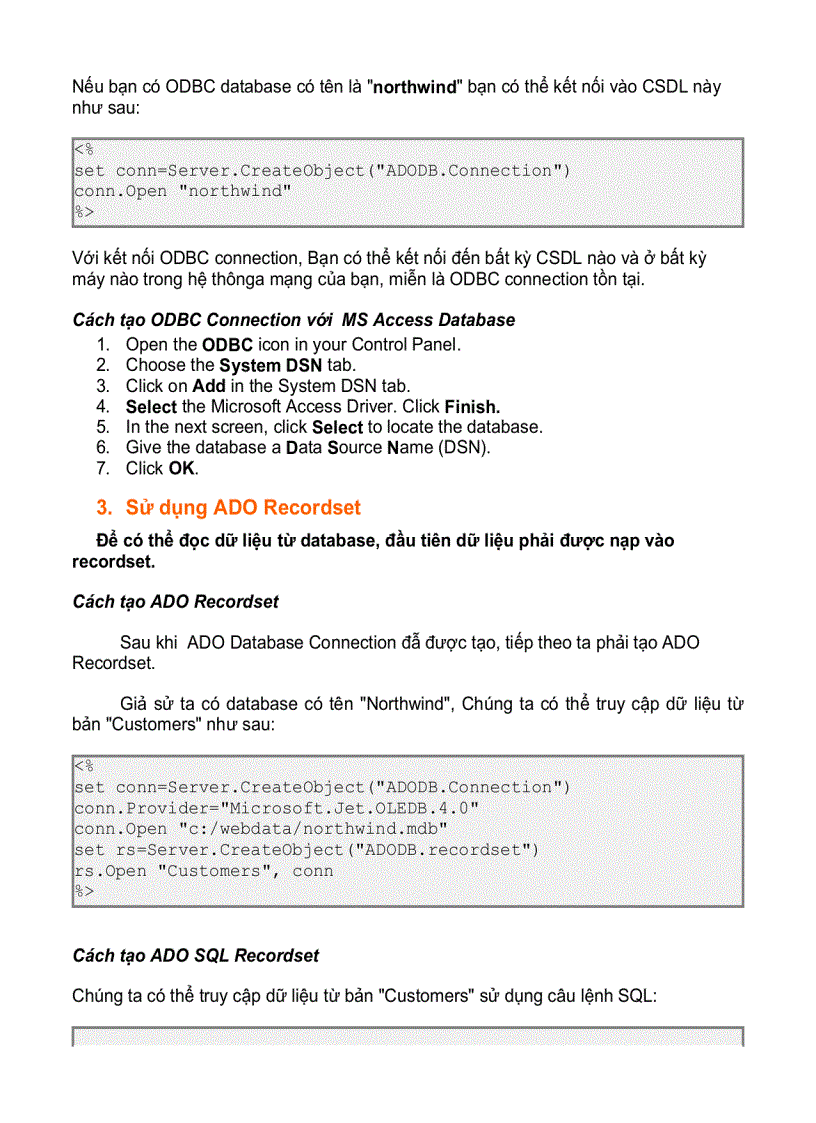 image for page Quản lí database