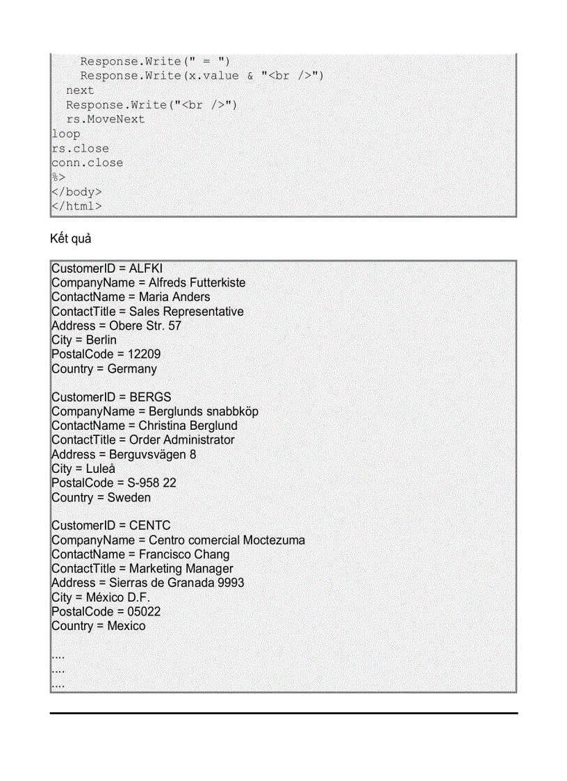 image for page Quản lí database