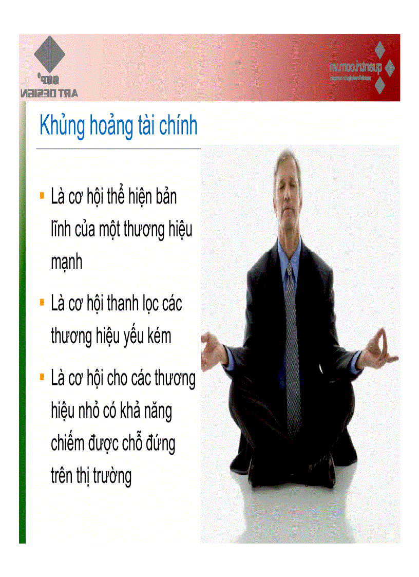 image for page Khủng hoảng tài chính và góc nhìn thương hiệu