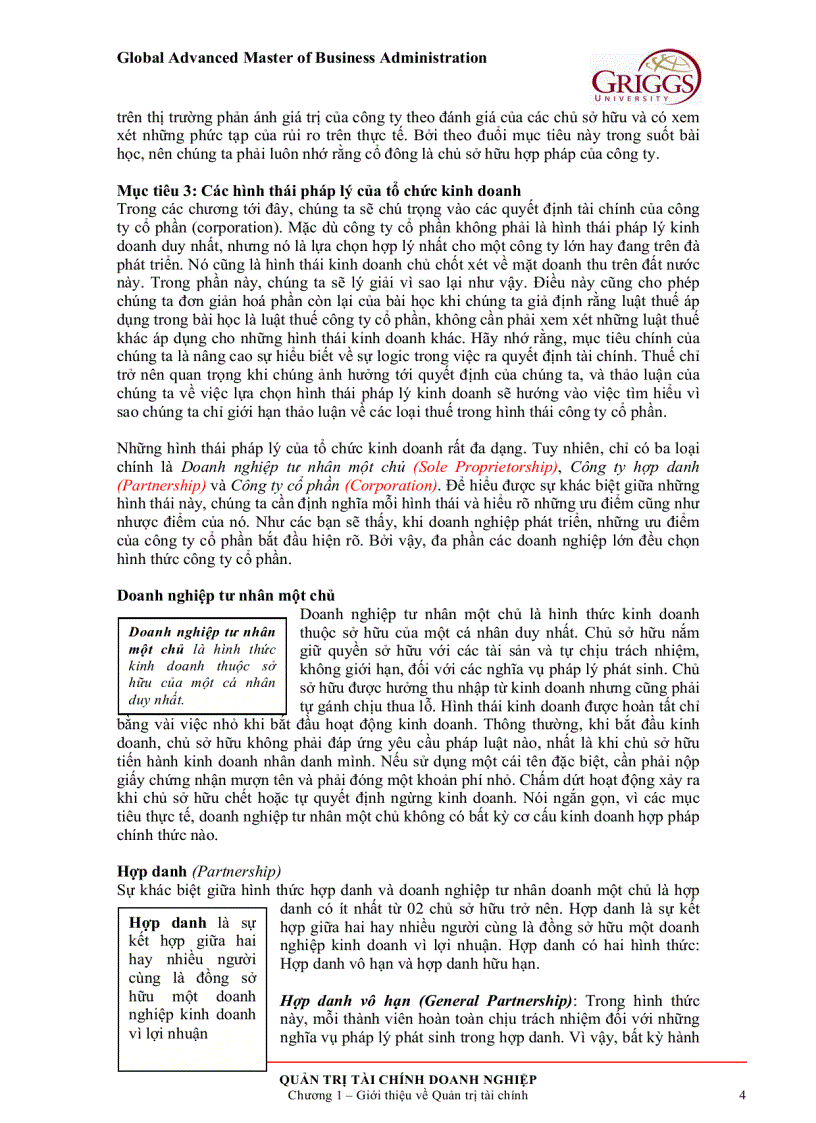 image for page Quản trị tài chính doanh nghiệp 1