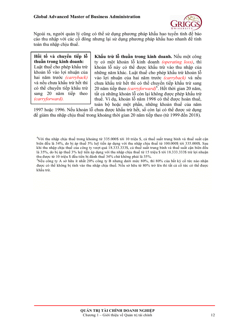 image for page Quản trị tài chính doanh nghiệp 1