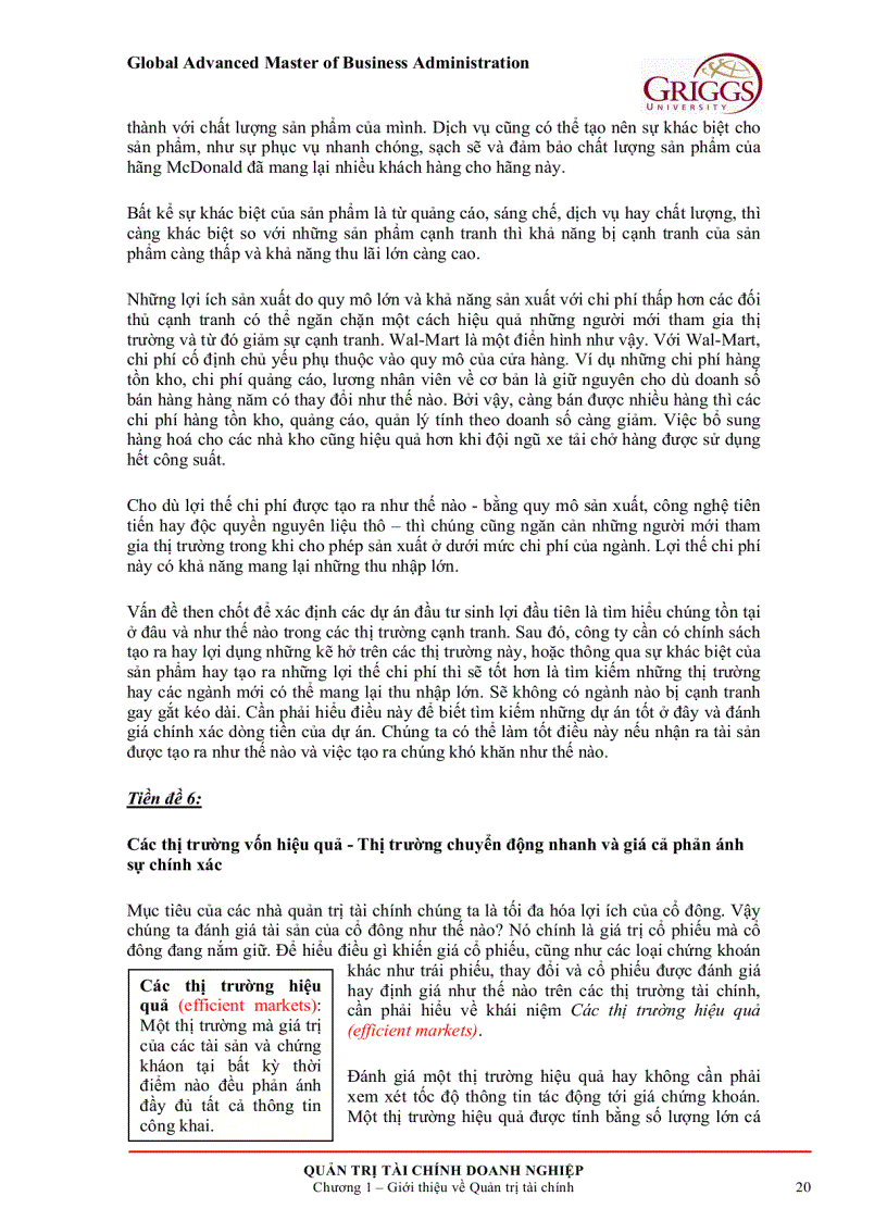 image for page Quản trị tài chính doanh nghiệp 1