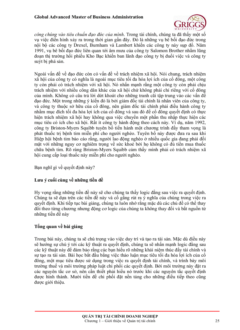 image for page Quản trị tài chính doanh nghiệp 1