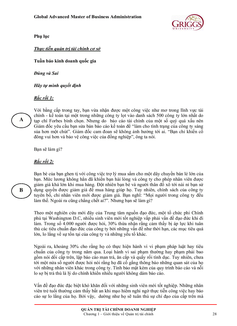 image for page Quản trị tài chính doanh nghiệp 1