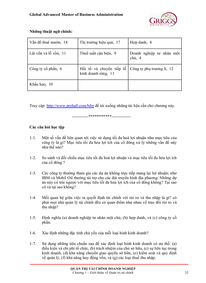 image for page Quản trị tài chính doanh nghiệp 1