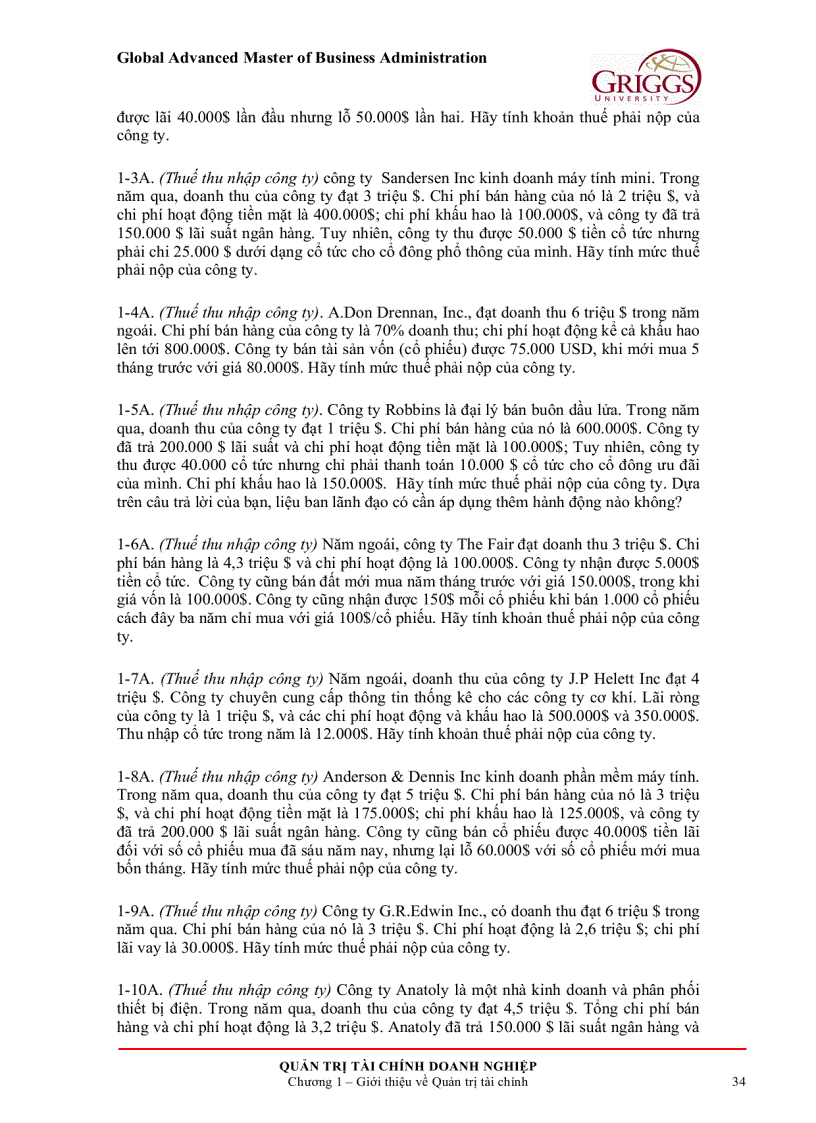 image for page Quản trị tài chính doanh nghiệp 1