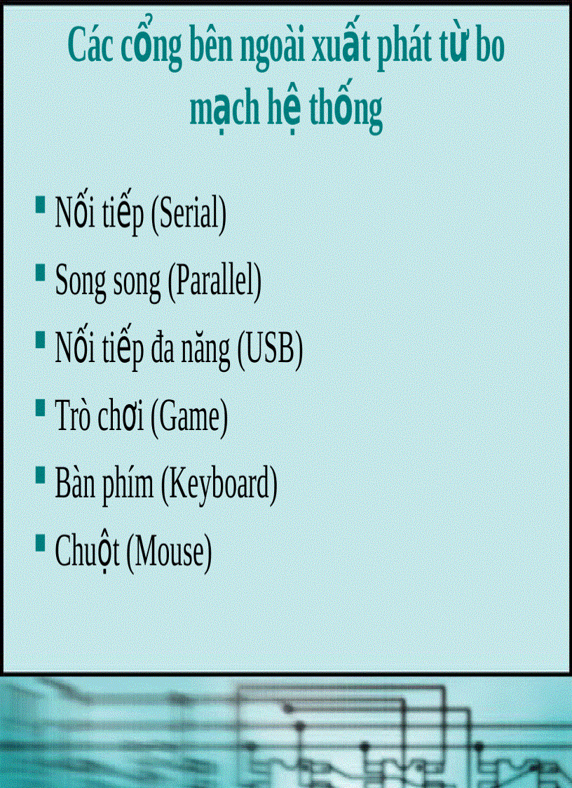 image for page Chương 1 Giới thiệu về Phần cứng của máy tính PC