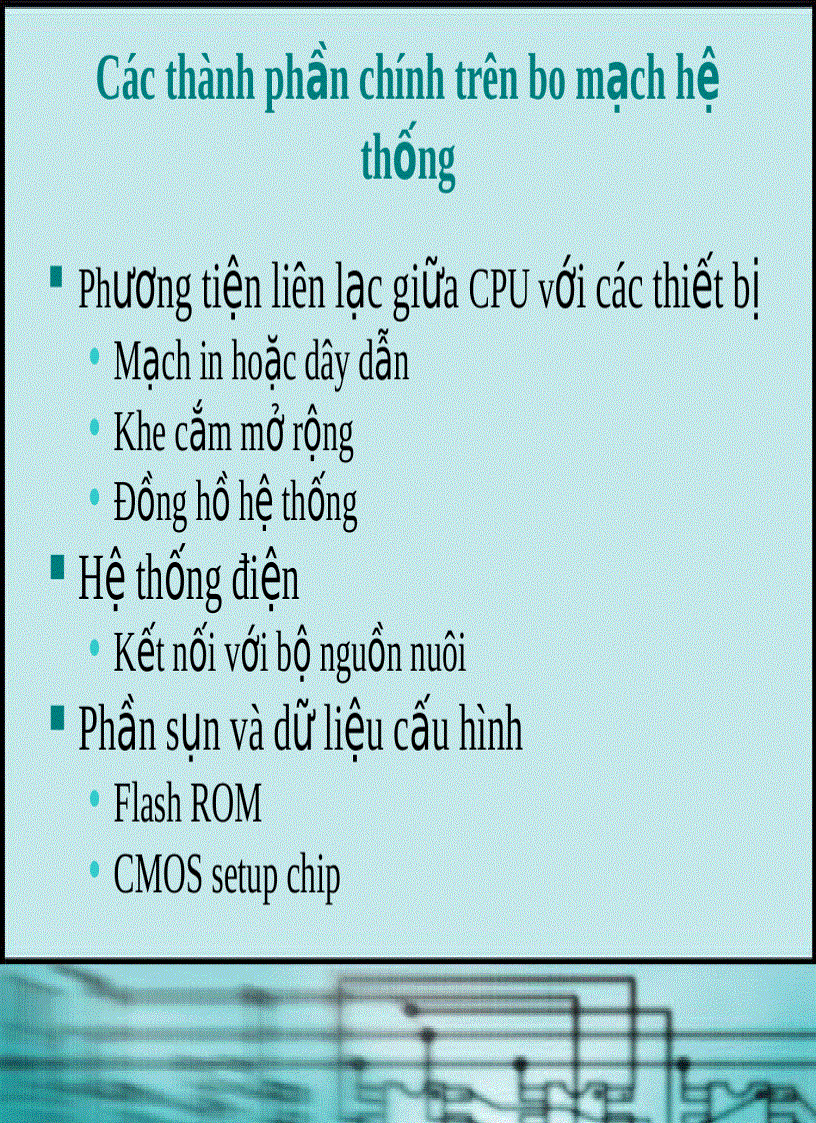 image for page Chương 1 Giới thiệu về Phần cứng của máy tính PC