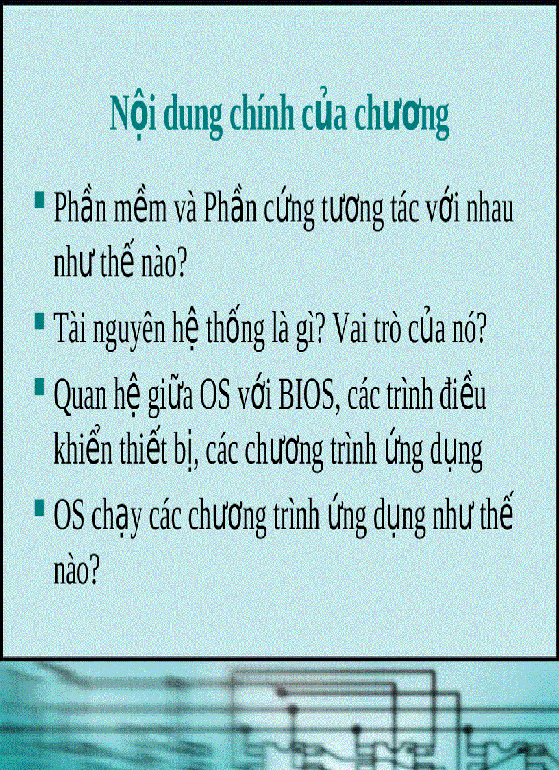 image for page Chương 2 Giới thiệu Phần mềm của PC