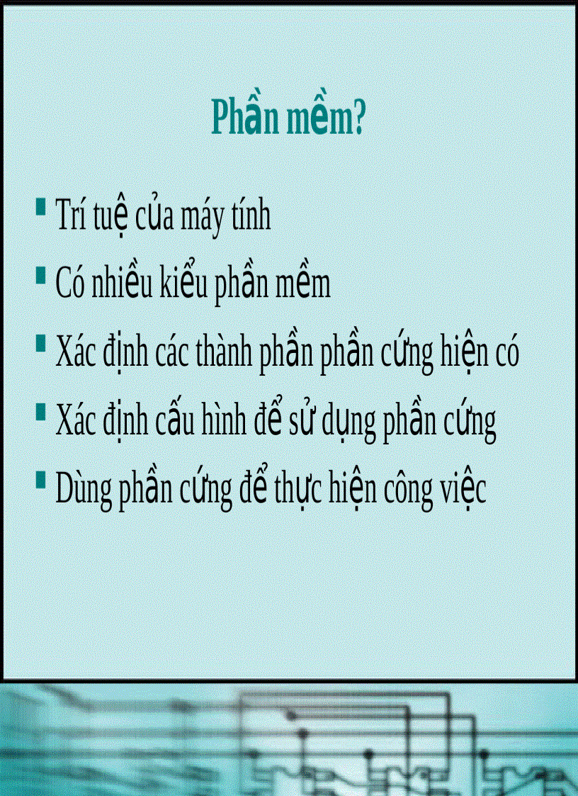 image for page Chương 2 Giới thiệu Phần mềm của PC