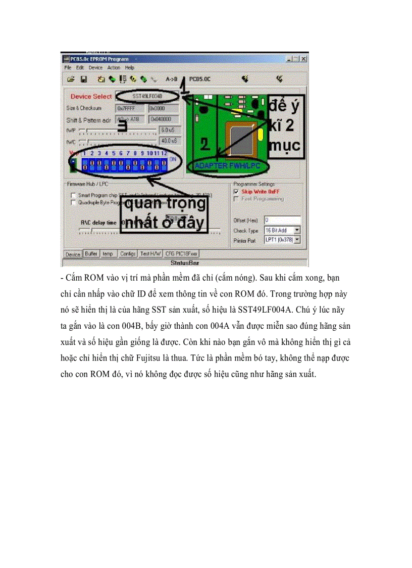 image for page Mainboard Cách nạp lại BIOS ROM