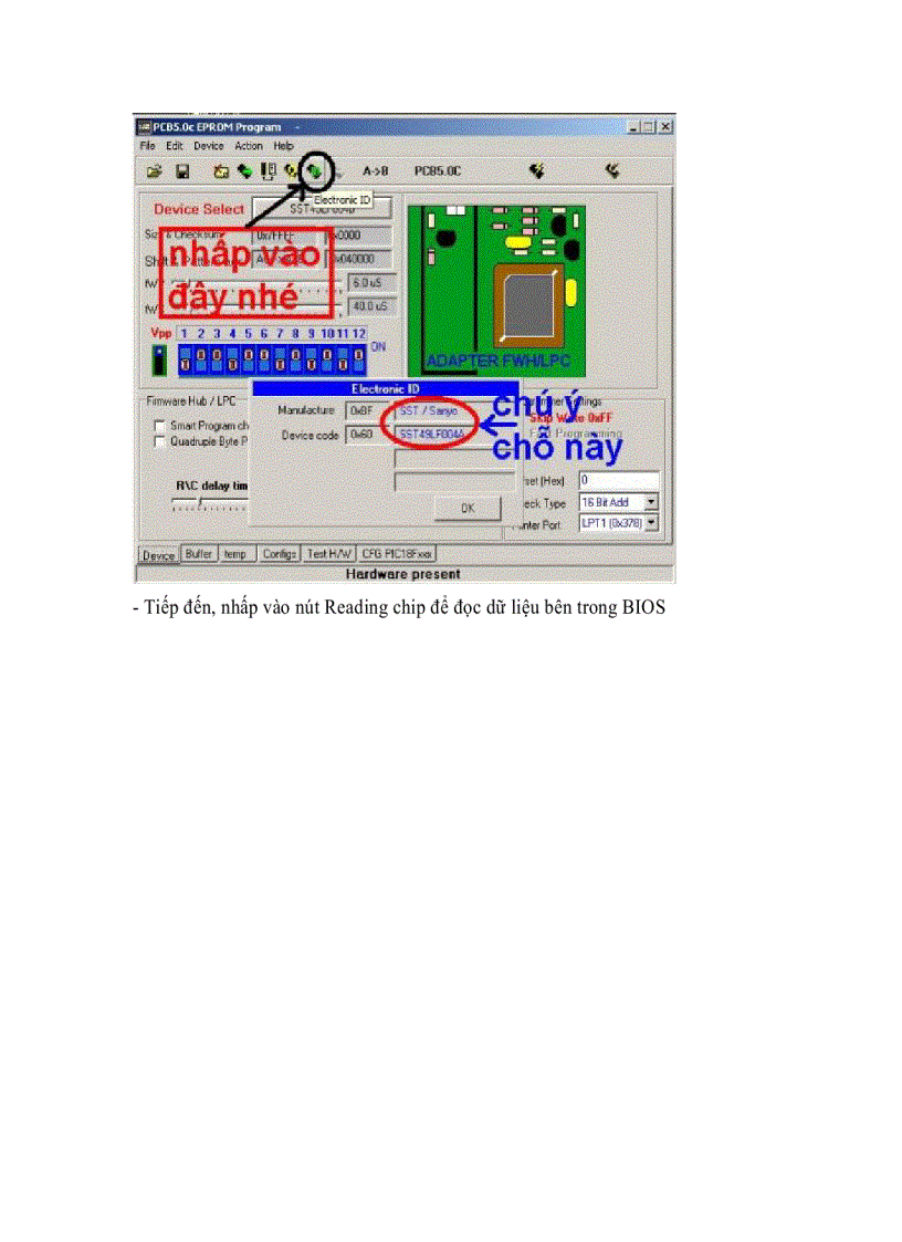 image for page Mainboard Cách nạp lại BIOS ROM